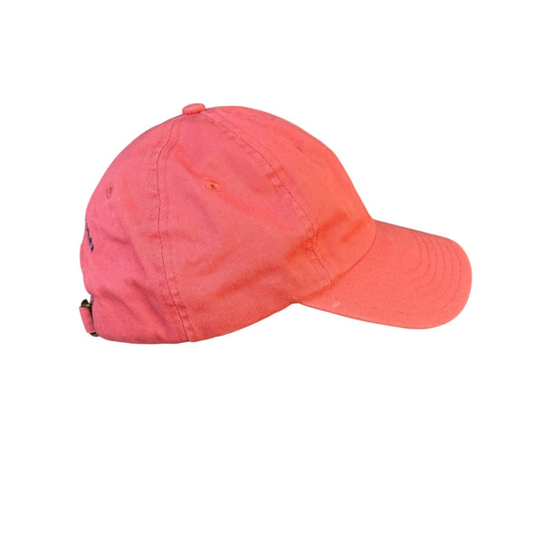 Vineyard Vines Unisex Pink Cotton Adjustable Baseball Cap Whale Logo