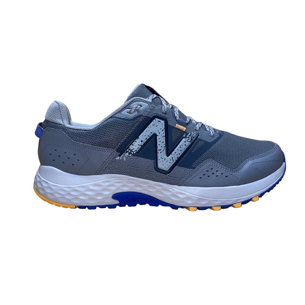 New Balance Men’s Gray & Blue T410 Arch Support Trail Running Shoes Size 14