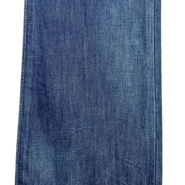 1969 Authentic Blue Denim Women Ultra Low Rise  Boot Cut Jeans Sz 2