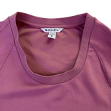 Athleta Womens Purple Cotton Blend Sweatshirt & Elastic Waist Jogger Set Sz XS