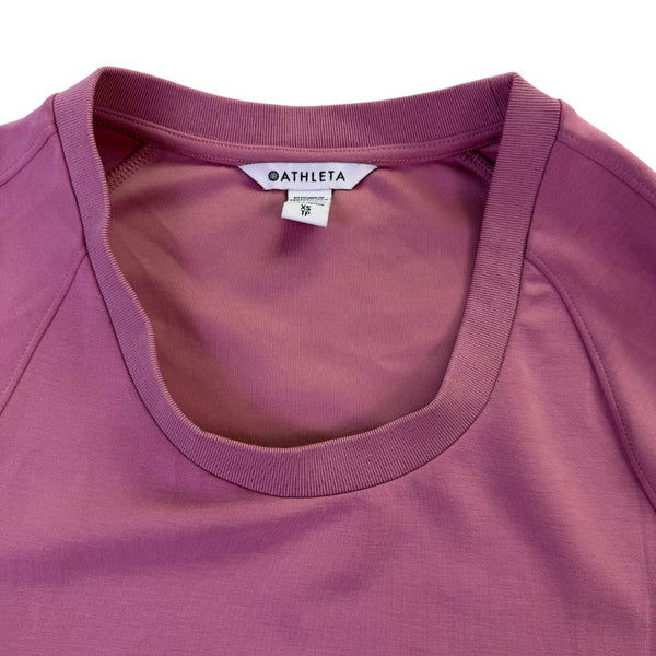 Athleta Womens Purple Cotton Blend Sweatshirt & Elastic Waist Jogger Set Sz XS