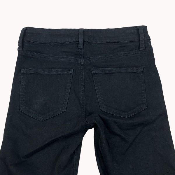 Uniqlo Skinny Tapered Fit Black Jeans Ultra Stretch Mid Rise Womens 23x33
