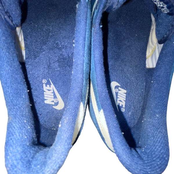 Nike Men’s Blue Suede White Swoosh Detail Retro Cortez Sneakers Size 12