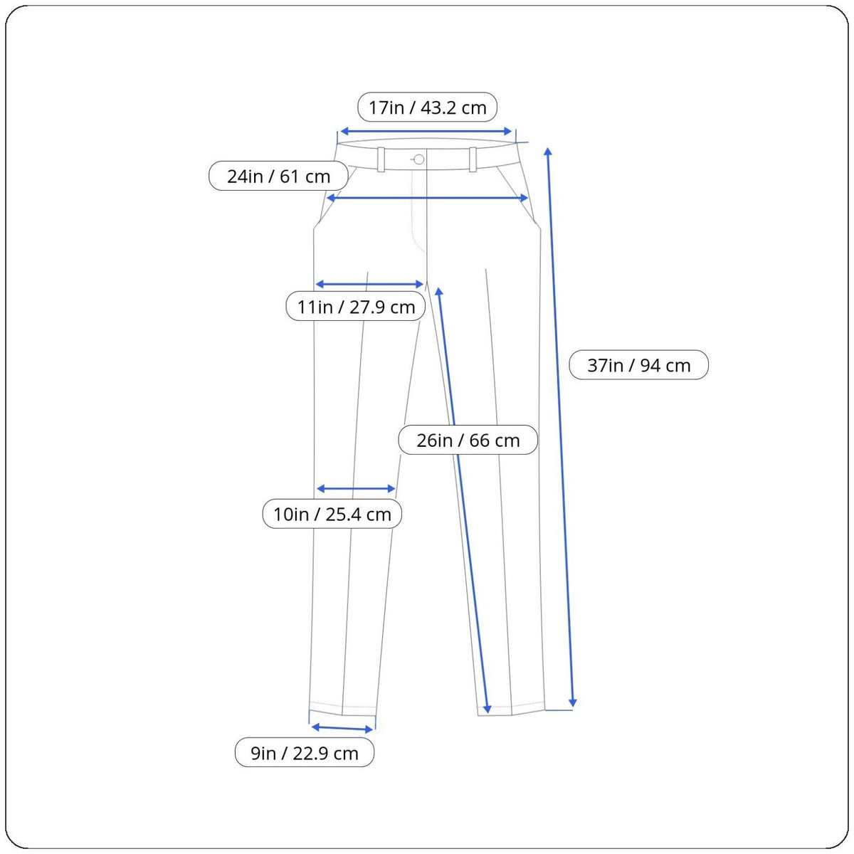 Alfred Dunner Womens Elastic Waist Navy Pull-On Pants Size 18W - New