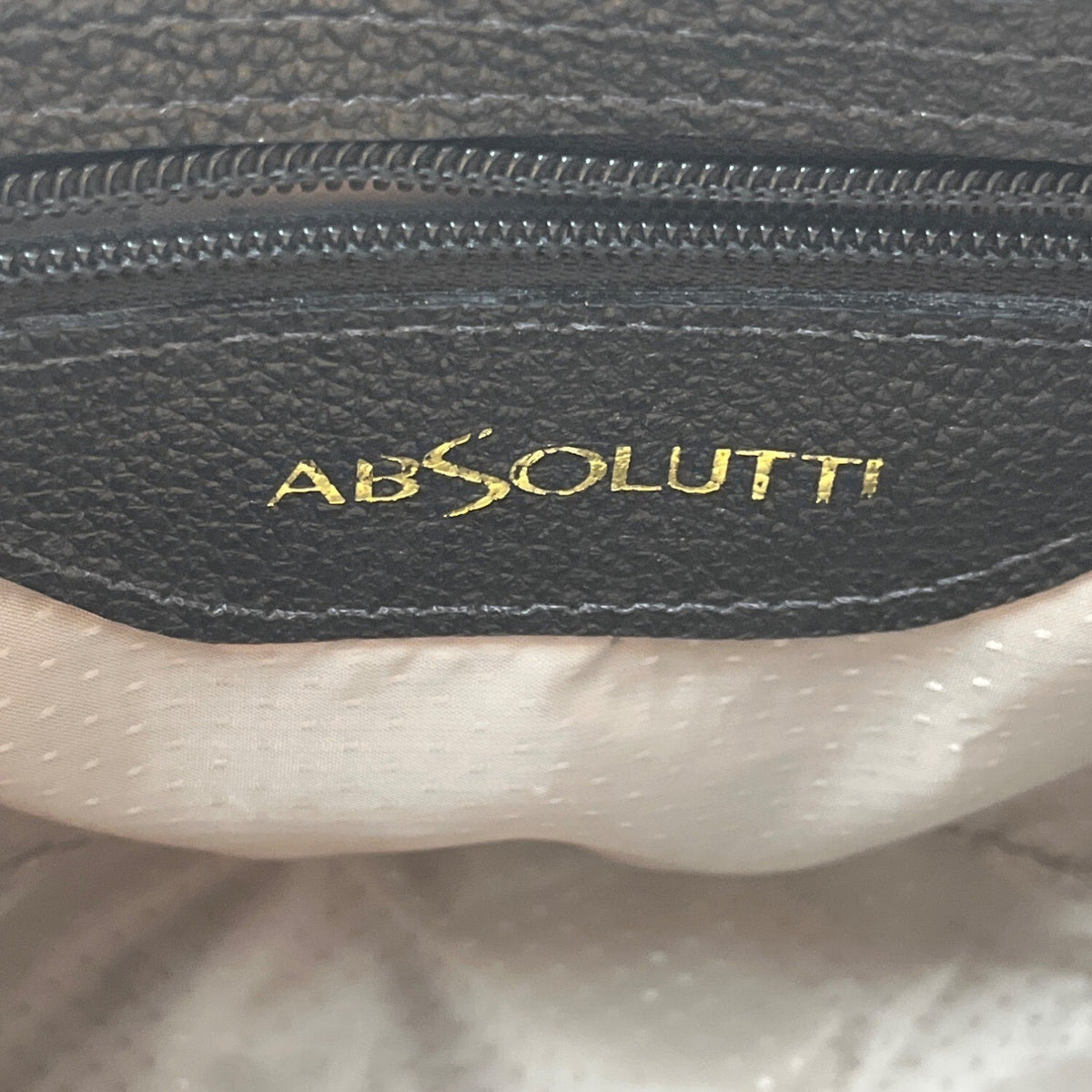 Absolutti Camel Brown & Black Faux Leather & Gold Zipper Crossbody Camera Bag