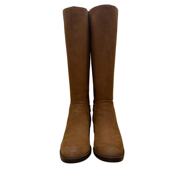 Blondo Womens Brown Suede Waterproof Knee-High Riding Boots Stylish 8.5M