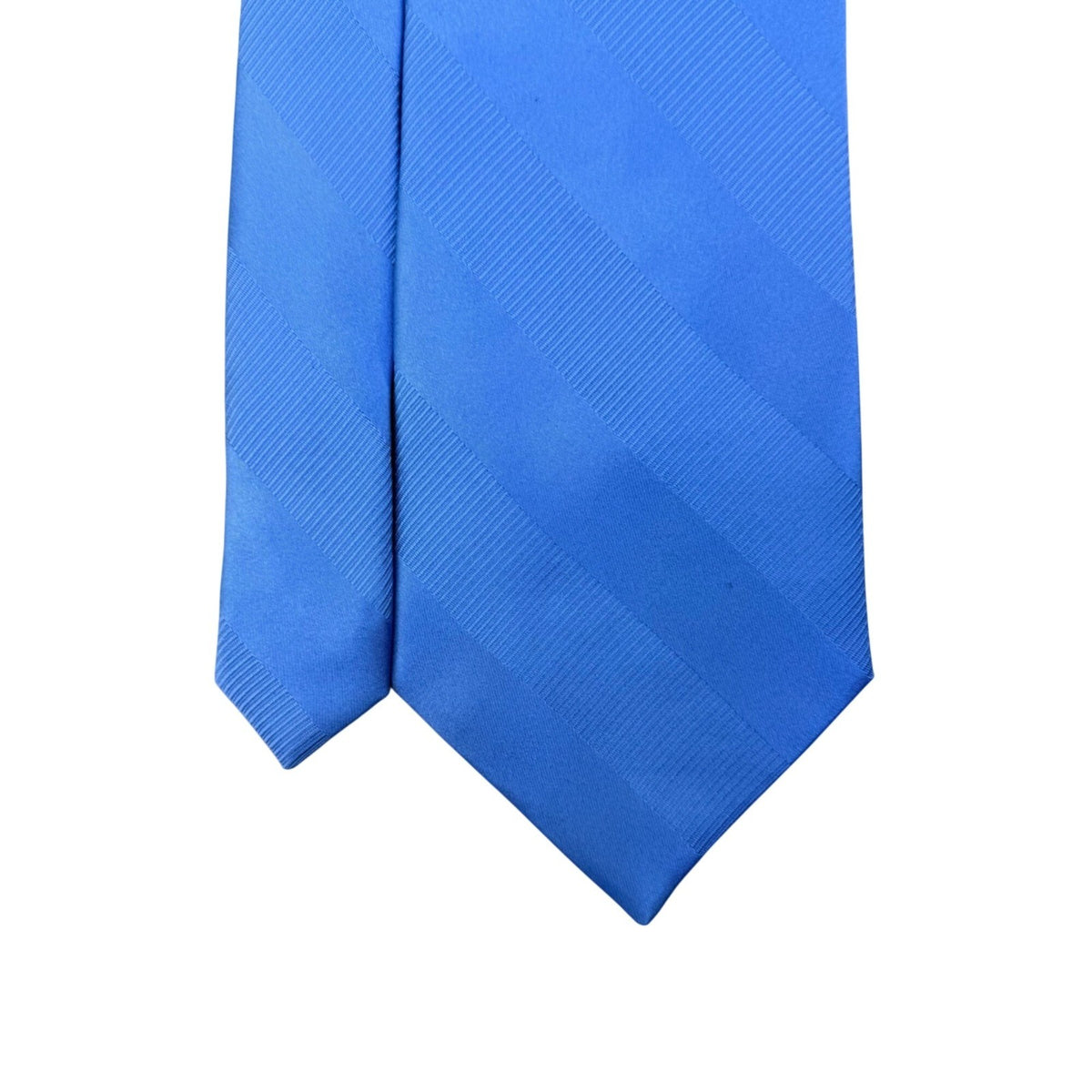 Nautica Mens Blue 100% Silk Striped Pattern Tie Classic Formal Design