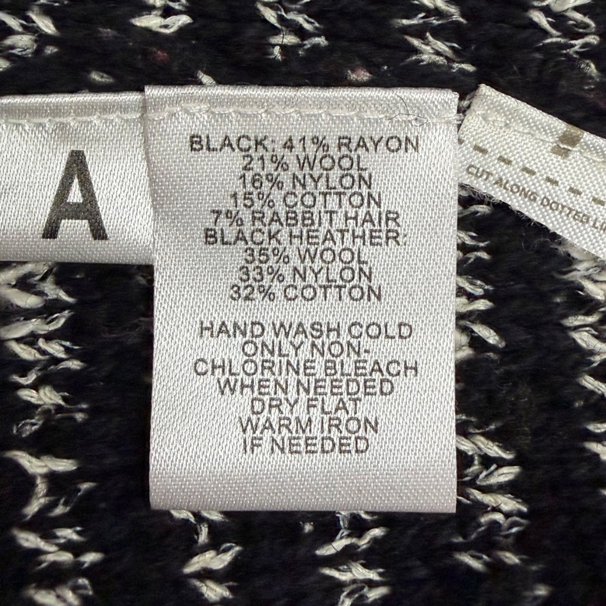 Ann Taylor LOFT Womens Black & White Tweed Cardigan Jacket Size SP