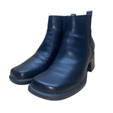 Clarks Women’s Black Leather Slip-On Comfort Chelsea Moma Ankle Boots Size 8M