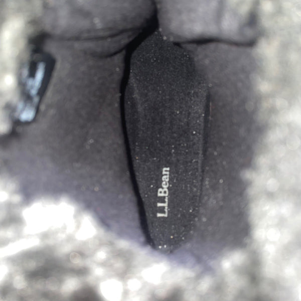 L.L.Bean Women’s Black Quilted Faux Fur Lined Waterproof Winter Boots Size 8M