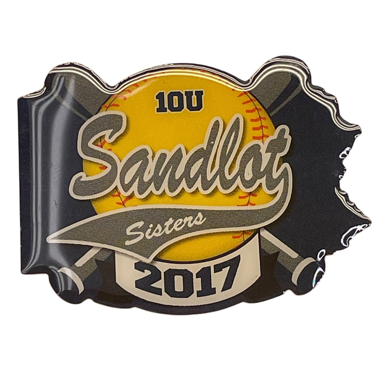 10U Sandlot Sisters 2017 Softball Team Enamel Pin By Metro Pins