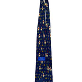 Disney Mens Blue Winnie The Pooh Patterned Necktie By Exquisite Apparel
