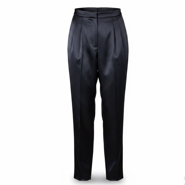Pendleton Womens Black Classic High-Waisted Trousers Size 12