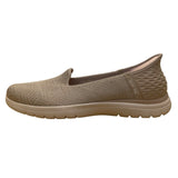 Skechers Women’s Taupe Slip-Ins Air-Cooled Memory Foam Flat Sneakers Size 11