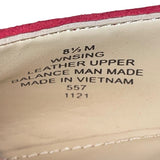 Nine West Women’s Medium Red Suede & Leather Sing Pointed Toe Heels Size 8.5M