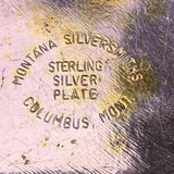 Montana Silversmiths Mens Two Tone Sterling Silver-Plate Belt Buckle Western