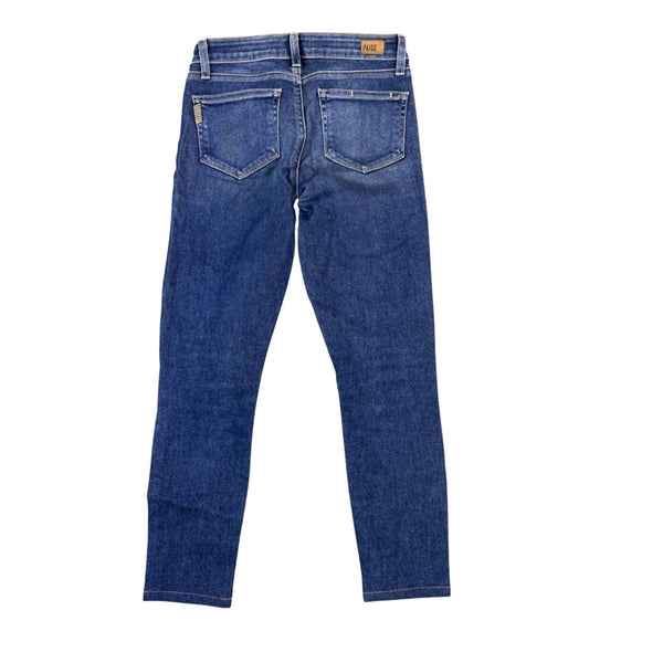 Paige Womens Blue Cotton Blend Verdugo Ultra Skinny Jeans Size 25