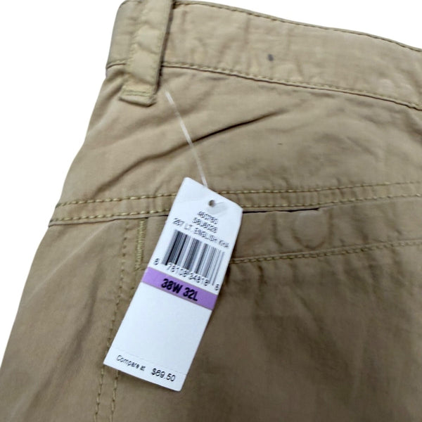 Timberland Mens Tan Convertible Cargo Pants Lightweight Outdoor Sz 38/32