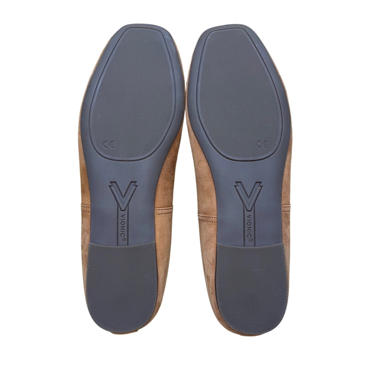Women’s Camel Brown Suede Orinda Pointed Toe Ballet Flats Size 9