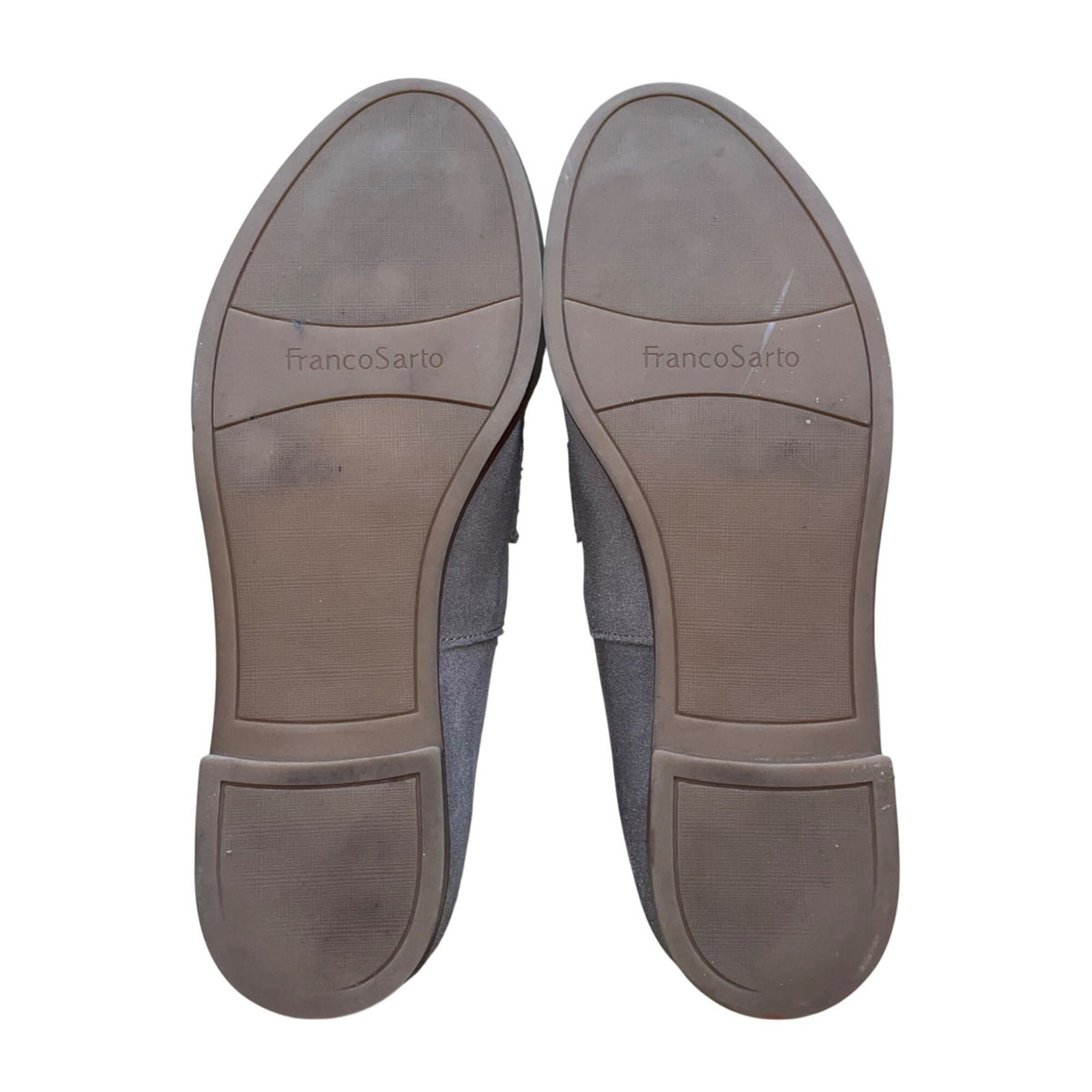 Franco Sarto Women’s Gray Suede Tassel Detail Havea Loafers Size 9M