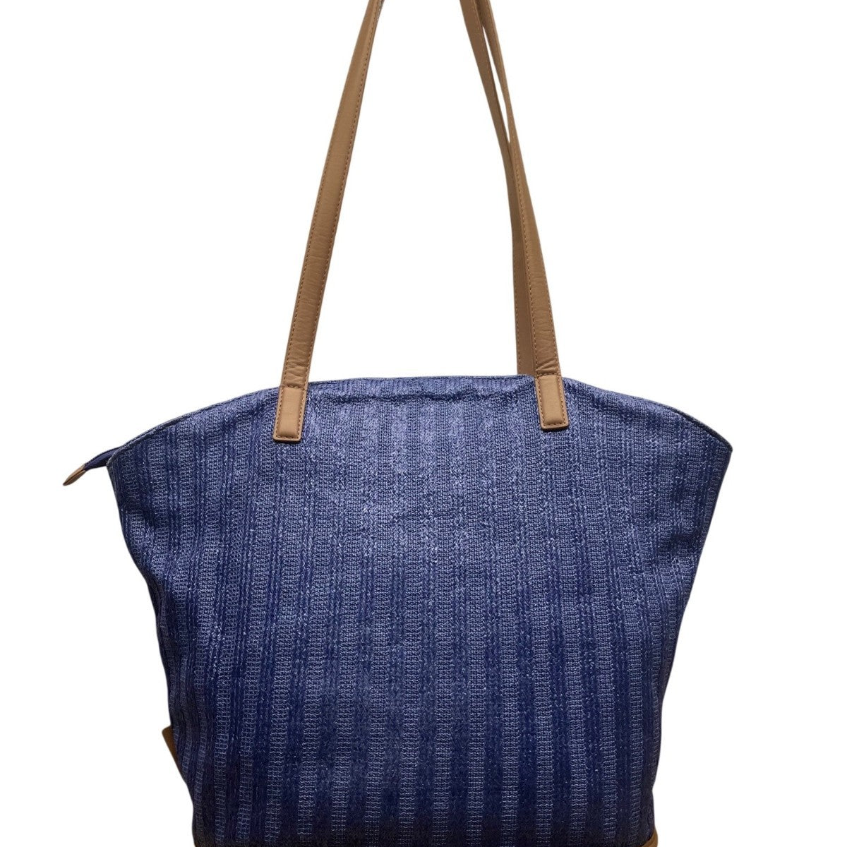 Vera Bradley Women’s Blue Woven Straw With Inner Pockets Sea Turtle Tote Bag