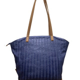 Vera Bradley Women’s Blue Woven Straw With Inner Pockets Sea Turtle Tote Bag