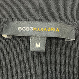 BCBG Maxazria Women's Yellow-Lined Black Blazer Sz M