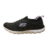 Skechers Women’s Black Knit Memory Foam Athletic Dual-Lite Sneakers Size 7
