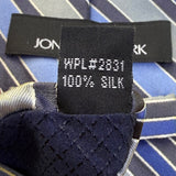 Jones New York Mens Blue Striped Silk Tie Diagonal Classic Pattern Business 58