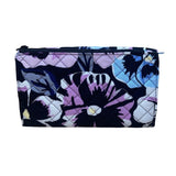 Vera Bradley Women’s Black Multicolor Quilted Floral Design RFID Trifold Wallet