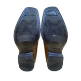 Alfani Men’s Brown Leather Slip-On Loafers Fresco Dress Shoes Size 8.5M