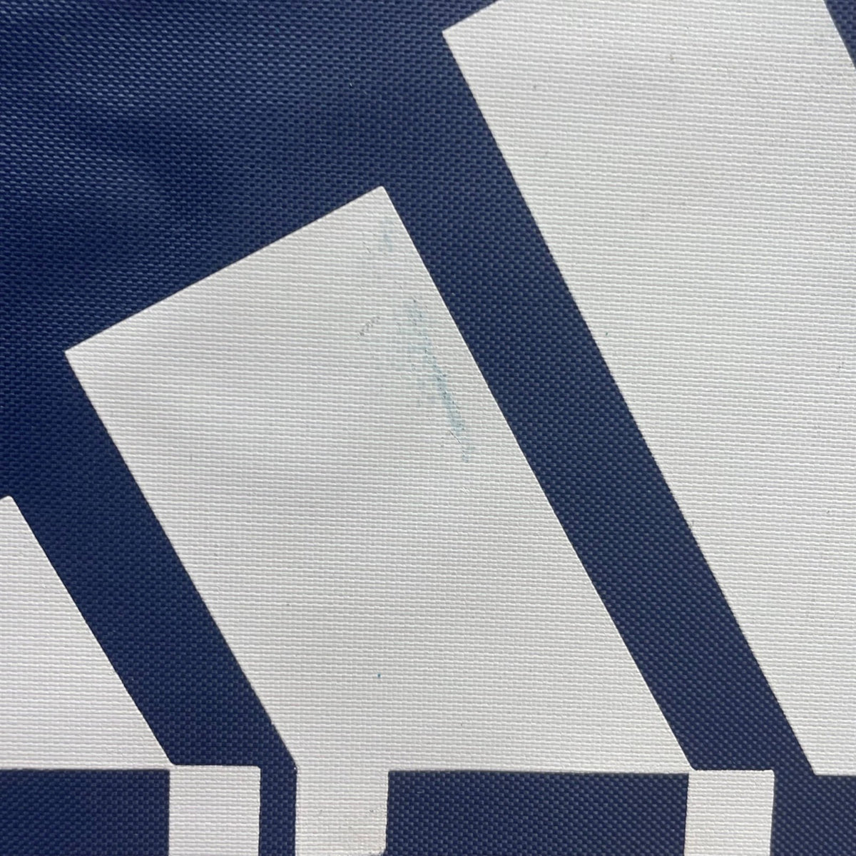 Adidas Unisex Blue Nylon Duffle Bag Logo Design Adjustable Strap One Size
