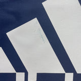 Adidas Unisex Blue Nylon Duffle Bag Logo Design Adjustable Strap One Size