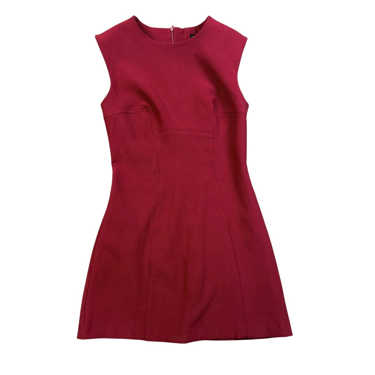 Zara Womens Red Sleeveless Shift Dress Size M