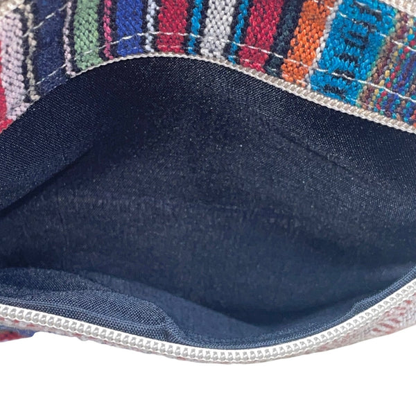 Like International Himalaya Blue Hemp Adjustable Strap MD-go Crossbody Bag