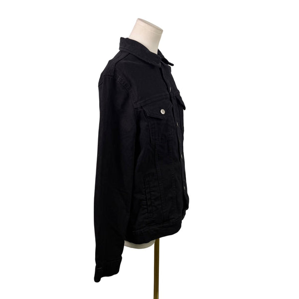 Zara Women’s Black Jean Jacket  Stylish Casual Outerwear Size S- New