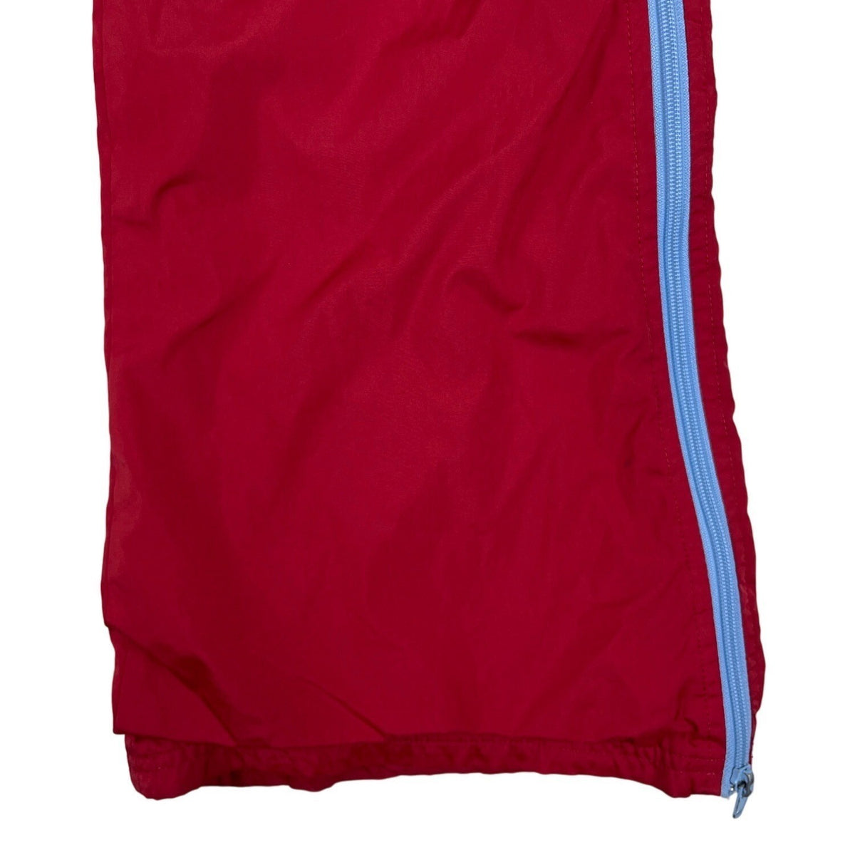 Tilt Red Light Blue Line Detail With Side Zipper Track Pants Size M