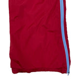 Tilt Red Light Blue Line Detail With Side Zipper Track Pants Size M
