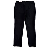 Chicos Womens Black Slim Fit Pants Zipper Pockets Size US 10