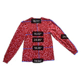 Boden Womens Red Elsa Smocked Yoke Jersey Shirt Long Sleeve Top Sz US 4 - New