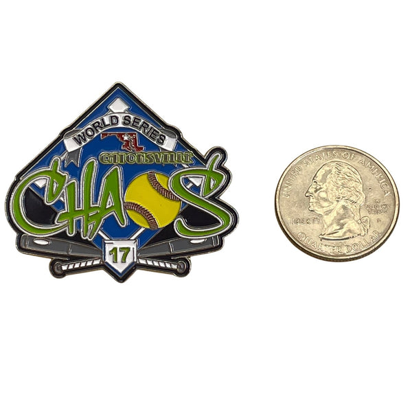 World Series Catonsville Chaos 17 Softball Pin