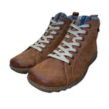 Remonte Women’s Brown Leather Softfoam Comfort Lace-Up Ankle Boots Size EU40/US9