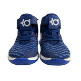 Nike Youth Boy's Blue Boyd KD Trey 5 VII Detachable Strap Hi Top Sneakers Sz 11C