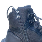 Nortiv 8 Men’s Black Lace-Up & Side Zipper Military Tactical Hiking Boots Sz 11