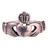 Sterling Silver 925 Womens Claddagh Ring Irish Triquetra Heart Design Size 6 