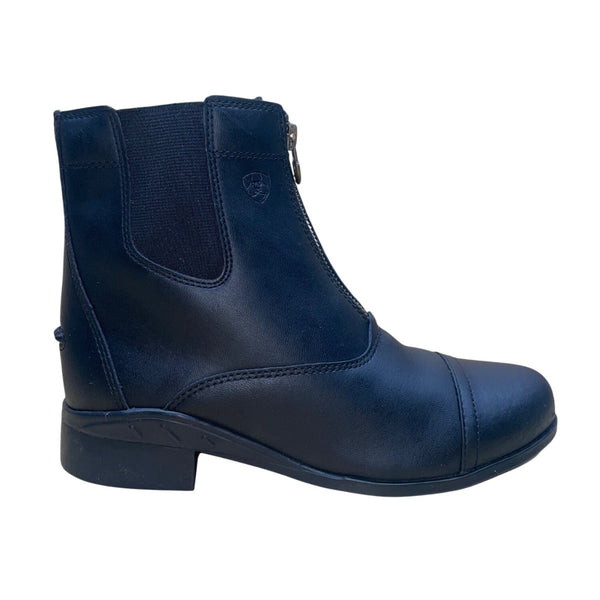 Ariat Women’s Black Leather Heritage Zip Paddock Riding Boots Size 4US