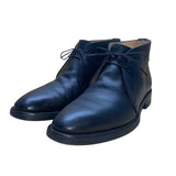 Peal & Co British-Made Men’s Black Leather Lace-Up Chukka Boots Size 9