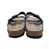 Birkenstock Unisex Black Arizona Leather Double Strap Sandals Size L11 M8