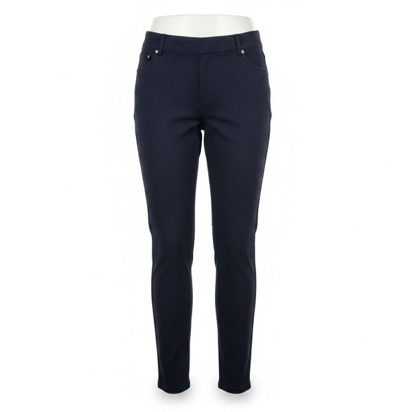 Michael Kors Womens Black Pants Stylish Slim Fit Stretch Size 2X