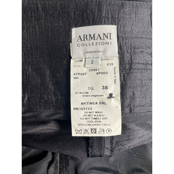 Armani Collezioni Women's Black Palazzo Pants Sz 2 (EU 32)